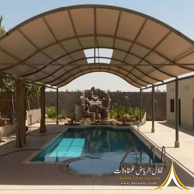 مظلات مسابح خارجية