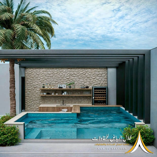 مظلات مسابح فلل الرياض