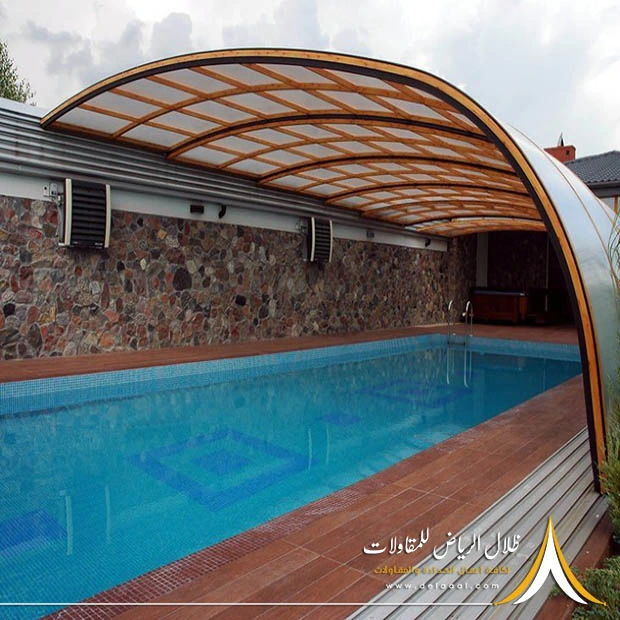 مظلات مسابح خارجية