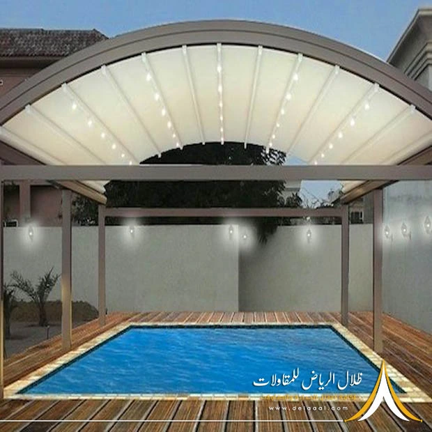 مظلات مسابح فلل الرياض